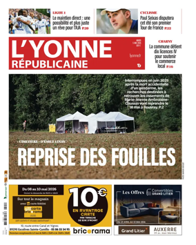 Cover of L'Yonne Republicaine