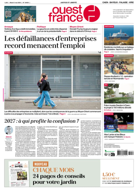 Cover of Ouest France (Caen - Bayeux - Falaise - Vire)