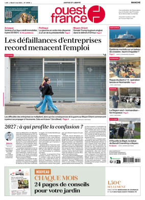 Cover of Ouest France (Manche)