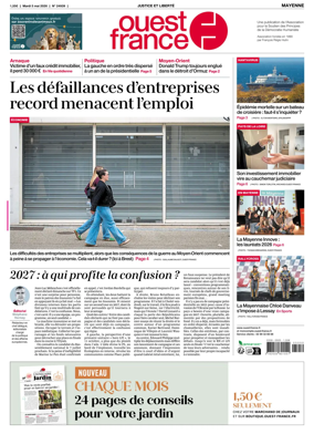 Cover of Ouest France (Mayenne)