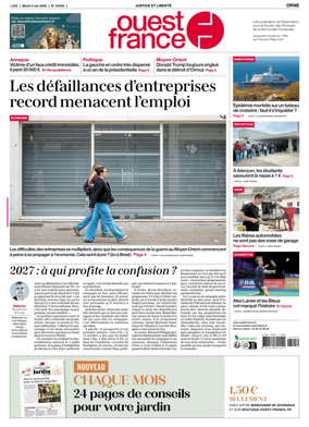 Cover of Ouest France (Orne)