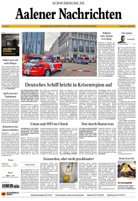 Cover of Aalener Nachrichten