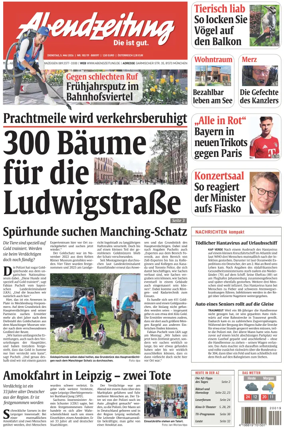 Cover of Abendzeitung Munchen