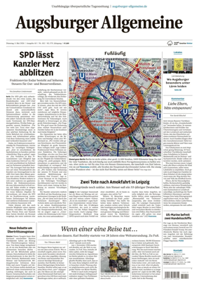 Cover of Augsburger Allgemeine (Ausgabe Stadt)