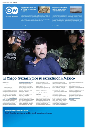 Cover of Deutsche Welle (Spanish edition)