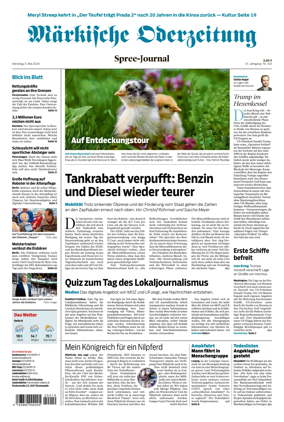 Cover of Markische Oderzeitung Spree-Journal
