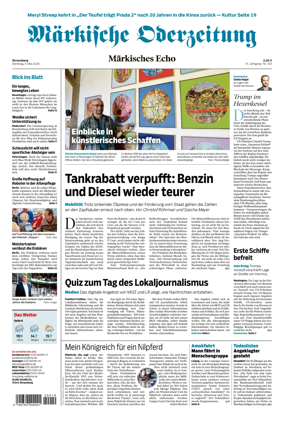 Cover of Markische Oderzeitung Strausberg