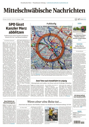Cover of Mittelschwaebische Nachrichten