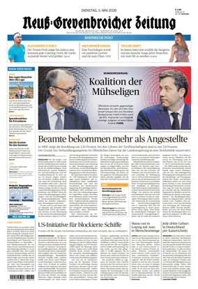Cover of Neuss-Grevenbroicher Zeitung Neuss