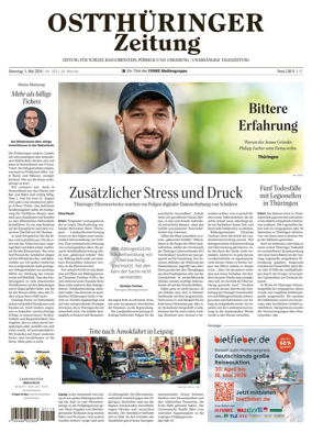Cover of Ostthuringer Zeitung (Posneck)