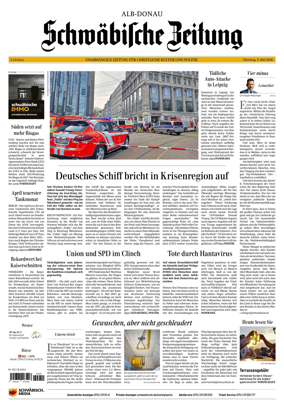Cover of Schwabische Zeitung (Alb-Donau)