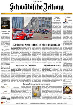 Cover of Schwabische Zeitung (Tettnang)