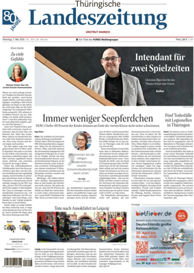 Cover of Thuringische Landeszeitung (Unstrut-Hainich-Kreis)