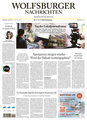 Cover of Wolfsburger Nachrichten (Helmstedt)