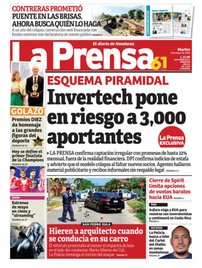 Cover of Diario La Prensa
