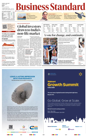 Cover of Business Standard