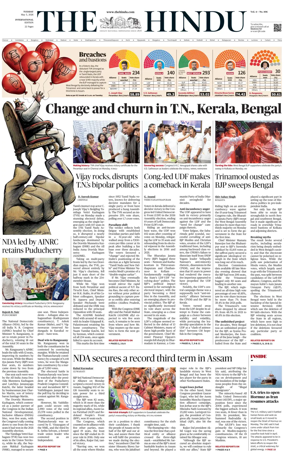 Cover of The Hindu - International