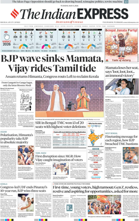 Cover of The Indian Express