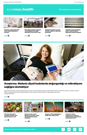 Cover of Euronews Health (Turkish) Compiled Edition