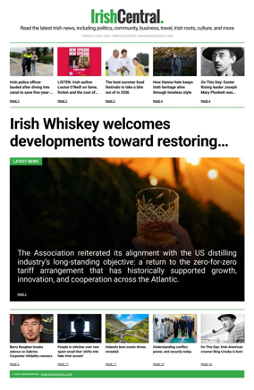 Cover of Irish Central