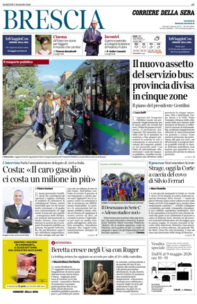 Cover of Corriere della Sera (Brescia)