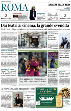 Cover of Corriere della Sera (Roma)