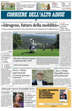 Cover of Corriere dell'Alto Adige