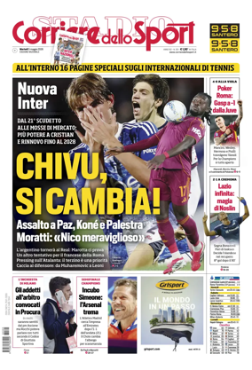Cover of Corriere dello Sport