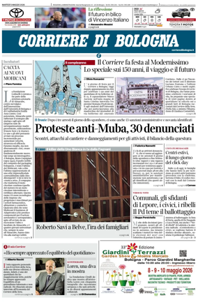 Cover of Corriere di Bologna