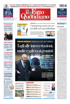 Cover of Il Fatto Quotidiano