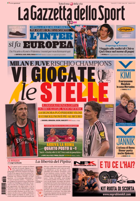 Cover of La Gazzetta dello Sport