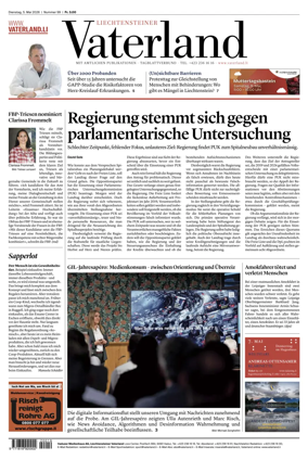 Cover of Liechtensteiner Vaterland