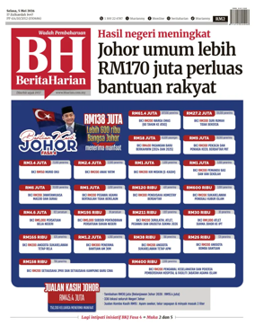Cover of Berita Harian