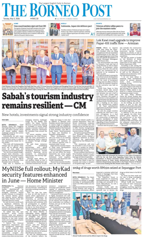 Cover of The Borneo Post (Sabah)