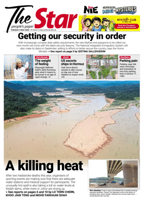 Cover of The Star Malaysia
