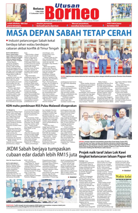Cover of Utusan Borneo (Sabah)