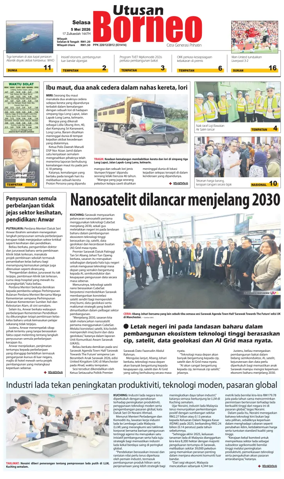 Cover of Utusan Borneo (Sarawak)