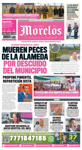 Cover of Diario de Morelos