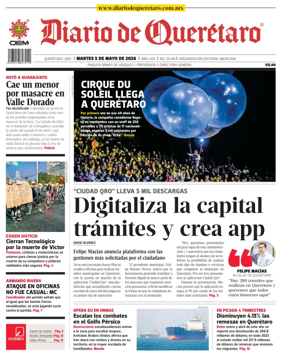 Cover of Diario de Queretaro