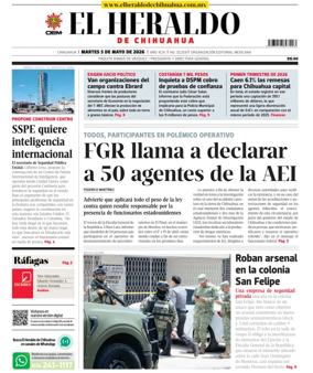 Cover of El Heraldo de Chihuahua