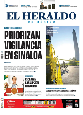 Cover of El Heraldo de Mexico