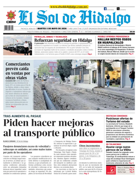Cover of El Sol de Hidalgo
