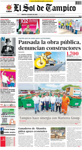 Cover of El Sol de Tampico