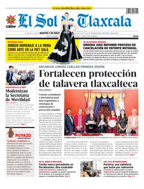 Cover of El Sol de Tlaxcala