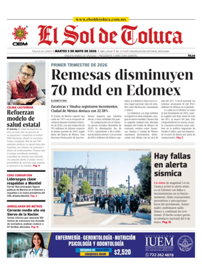 Cover of El Sol de Toluca