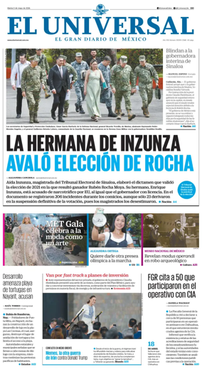 Cover of El Universal
