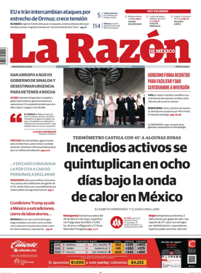 Cover of La Razon de Mexico