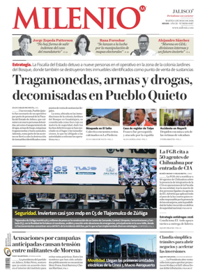 Cover of Milenio Jalisco