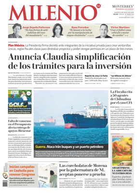 Cover of Milenio Monterrey