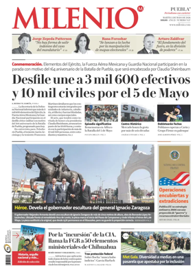 Cover of Milenio Puebla
